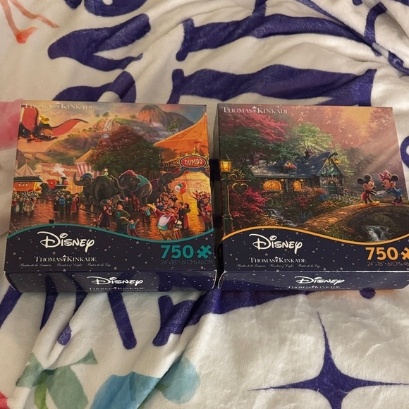 Disney Other - Disney Thomas Kinkade Dumbo & Mickey / Minnie Sets